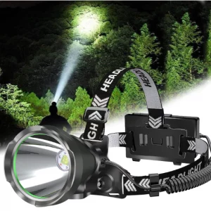 100 000 Lumens Headlamps with 8 Modes